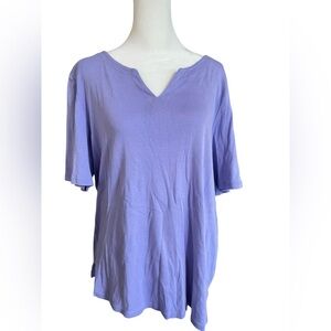 Talbots lavender blouse PXL